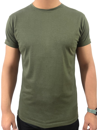 Basic Olive Green T-shirt - Comfortable wear